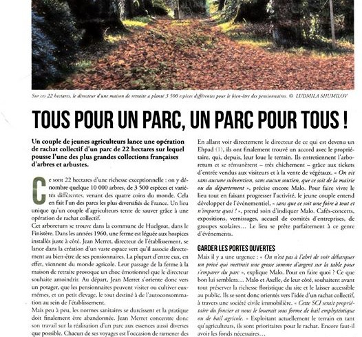 Tous pour un parc…